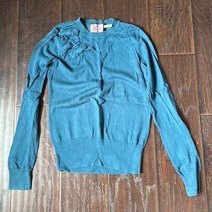 Teal juicy couture sweater, size small